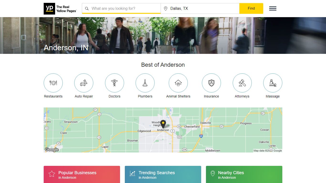 The Real Yellow Pages® - Anderson, IN Directory - YP.com